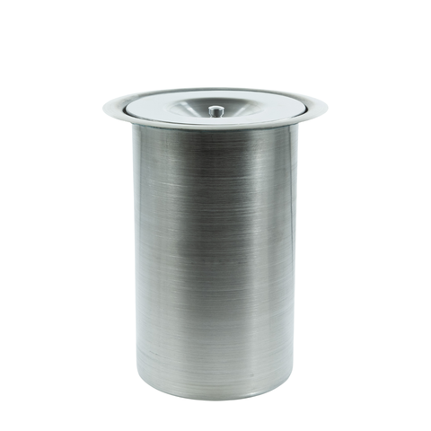 Lixeira Pia Cozinha Embutir Granito Inox Alumínio Luxo 3 Lts