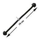 Ver imagem 5 de Kit 1 Barra Puxador Costas 1 Reto 1 Curvo 1 Corda Triceps