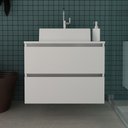 Ver imagem 5 de Gabinete Banheiro 2 Gavetas 60cm Suspenso Multimóveis CR10087 Branco