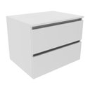 Ver imagem 1 de Gabinete Banheiro 2 Gavetas 60cm Suspenso Multimóveis CR10087 Branco