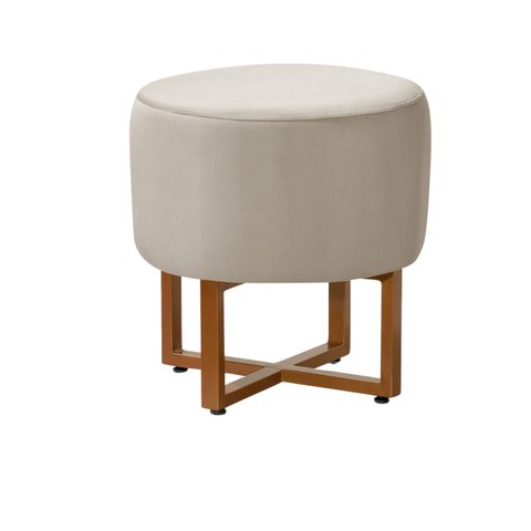 Puff Banqueta Pequim Decorativo Veludo Sala Quarto Novidade