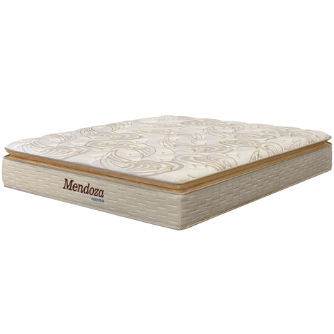 Colchão Queen Size Mendoza Molas Ensacadas Pillow Top 158x198x34cm - Extra Macio