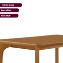 Ver imagem 3 de Mesa para Sala de Jantar 180 cm 100% MDF Canto Copo Dublin Marrom