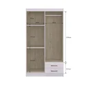 Ver imagem 5 de Guarda-Roupa Solteiro 4 Portas 2 Gavetas Treviso 104