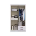 Ver imagem 3 de Guarda-Roupa Solteiro 4 Portas 2 Gavetas Treviso 104