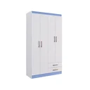 Ver imagem 6 de Guarda-Roupa Solteiro 4 Portas 2 Gavetas Treviso 104