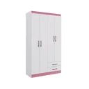 Ver mais imagens de Guarda-Roupa Solteiro 4 Portas 2 Gavetas Treviso 104