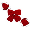 Ver imagem 2 de Laço Veludo Vermelho 15 Cm Decoração Natalina