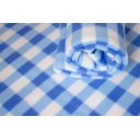 Ver imagem 6 de Cobertor Polar Soft Cobertores Parahyba Solteiro Xadrez Azul Claro