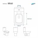 Ver imagem 5 de Assento Sanitário Misti Branco para Vaso Icasa