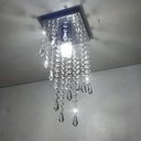 Ver imagem 3 de Lustre para Sala Cristal Acrílico 14x14 Cm Alt 35 Cm Soq E27