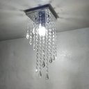 Ver imagem 2 de Lustre para Sala Cristal Acrílico 14x14 Cm Alt 35 Cm Soq E27