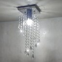 Ver imagem 1 de Lustre para Sala Cristal Acrílico 14x14 Cm Alt 35 Cm Soq E27