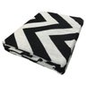 Tapete Sala Quarto Design Moderno Chevron 2,00x1,32 Pto/Cru: Crevron/Preto/Cru - 5