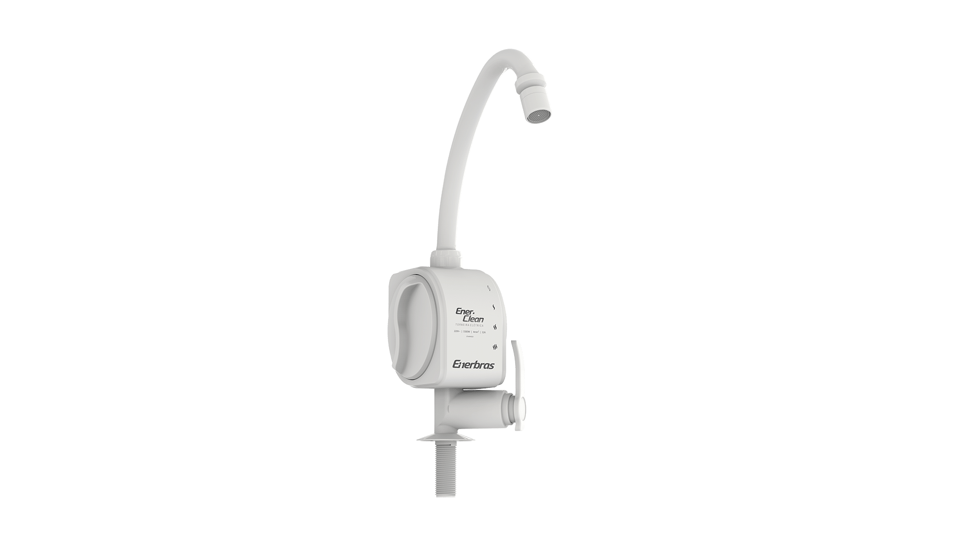 Torneira Elétrica de Bancada 4t 5500w 220v Branca Enerbras Enerclean - 1