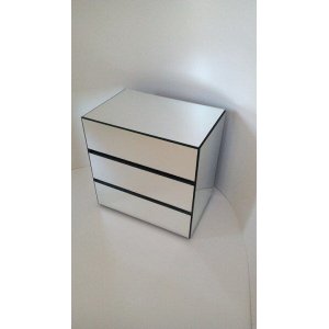 Mesa de cabeceira espelhada Basic