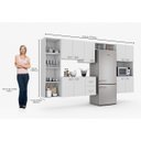 Ver imagem 4 de Cozinha Completa 5 Peças 5 Portas Anabela com Paneleiro Duplo Suspenso Anita Yescasa