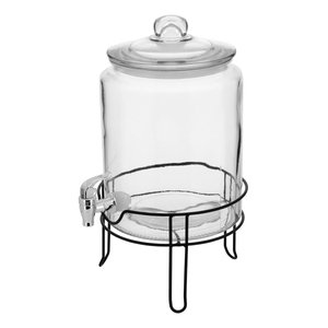 Refresqueira Suqueira com Suporte Home&co Vidro 5,5l 42x23x23cm