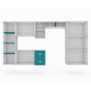 Ver imagem 3 de Cozinha Completa 5 Peças 5 Portas Anabela com Paneleiro Duplo Suspenso Anita Yescasa