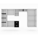 Ver imagem 3 de Cozinha Completa 5 Peças 5 Portas Anabela com Paneleiro Duplo Suspenso Anita Yescasa