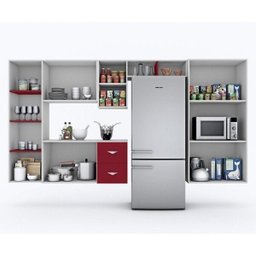 Cozinha Completa 5 Peças 5 Portas Anabela com Paneleiro Duplo Suspenso Anita Yescasa - 2