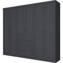 Ver imagem 2 de Guarda-Roupa Casal 6 Portas 4 Gavetas Americano Henn