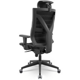 Cadeira Darix X Plaxmetal Poliéster Preto Slider Braço - 3