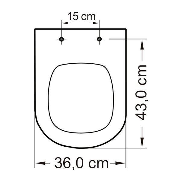 Assento Sanitário Etna Soft Close Branco Tupan Kit com 2 - 4