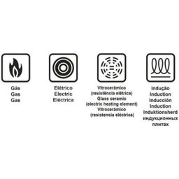 Panela Mônaco Induction 20 2,6L Vermelha Avulsa - 4