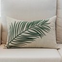 Ver imagem 2 de Almofada Eva - Folhas Verde Retangular:Completa