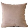 Almofada em Veludo Rosé Quadrada:Completa - 1