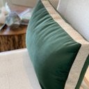 Ver imagem 3 de Almofada Italian Design Verde Musgo Retangular:Completa