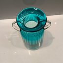 Ver imagem 5 de Vaso Decorativo Enfeite Casa Home&Co 20x15x15cm Vidro Azul