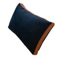 Ver imagem 1 de Almofada Italian Design Preto & Cobre Retangular:Completa