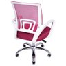 Cadeira Escritório Giratória Rosa Escuro - 4
