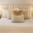 Ver imagem 3 de Almofada Tricot Offwhite Retangular:Completa