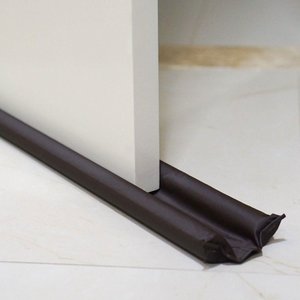 Protetor de Porta Duplo 100cm 1 Peça de Vinila Bagun Impermeável 100% Policloreto - Marrom