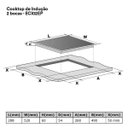 Ver imagem 7 de Cooktop de Indução 2 Bocas Eos Eci02Ep 220V