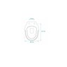 Assento Sanitário Poliéster Hampton Branco para Louça Incepa - 3