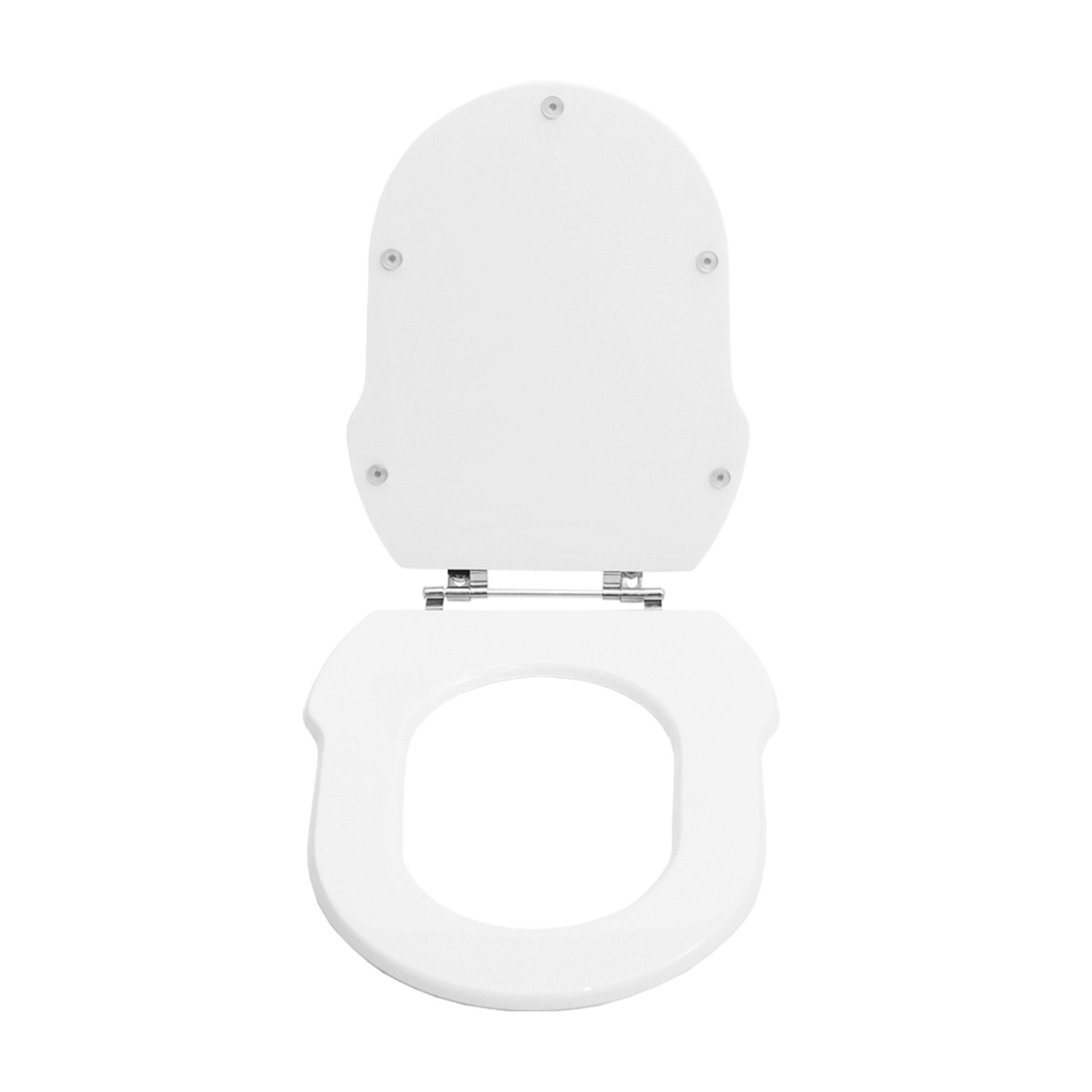 Assento Sanitário Poliéster Hampton Branco para Louça Incepa - 2