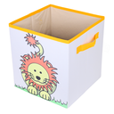 Ver imagem 2 de Caixa Organizadora de Brinquedos Estampada 28x30x28cm Leão