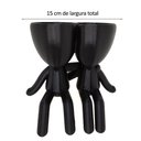 Ver imagem 5 de Vaso 3d Abraço Suculentas Decoração 15cm Robert Plant Decorativo Preto