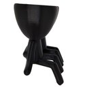 Ver imagem 3 de Vaso 3d Abraço Suculentas Decoração 15cm Robert Plant Decorativo Preto