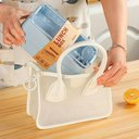Ver imagem 3 de Marmita Fitness Lunch Box 900ml 3 Divisórias Pote Mantimento Bento 3 em 1 Lorben