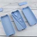 Ver imagem 4 de Marmita Fitness Lunch Box 900ml 3 Divisórias Pote Mantimento Bento 3 em 1 Lorben