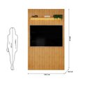 Ver imagem 4 de Painel para Tv até 60 Polegadas 240cmx143cm Ripado com LED Trento