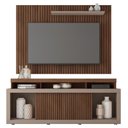Ver imagem 3 de Rack E Painel Para TV até 70 Polegadas Sun Marrom Caemmun