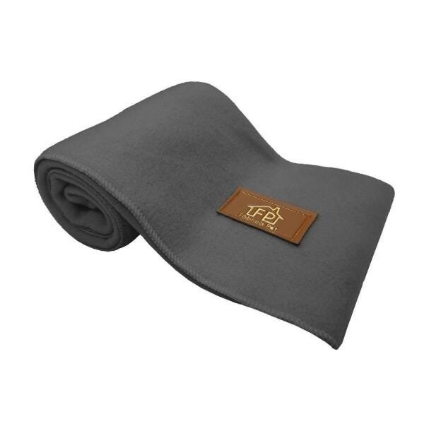 Cobertor Soft Liso para Pet M Cinza - 2