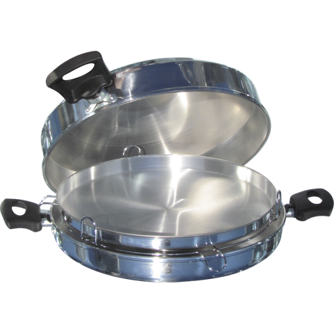 Churrasqueira Com Forma De Pizza Polida 800ml