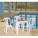 Ver imagem 2 de Mesa Quadrada Tramontina Riviera Basic em Polipropileno Branco Tramontina